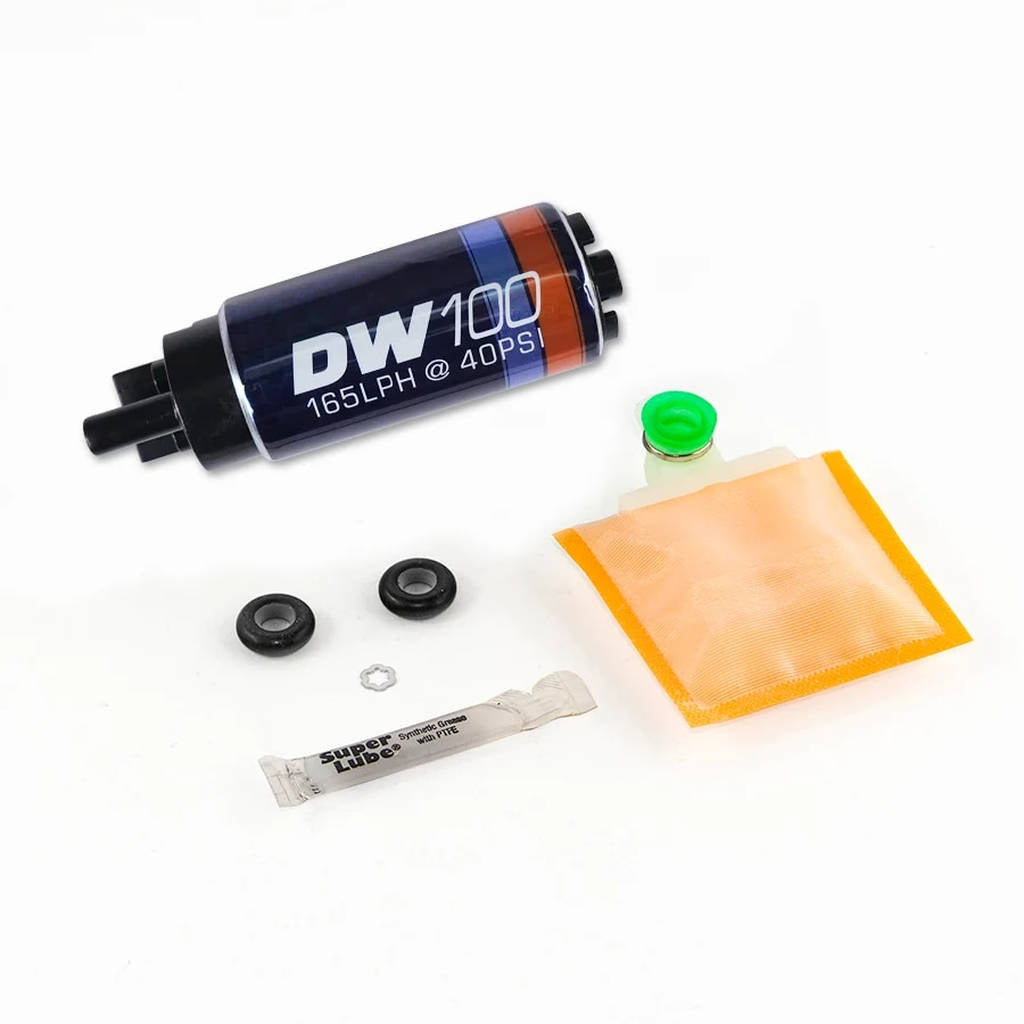 DEATSCHWERKS 9-101s-1004 DW100 series, 165lph in-tank fuel pump w/install kit for S2000 06-09 OE RE Photo-0