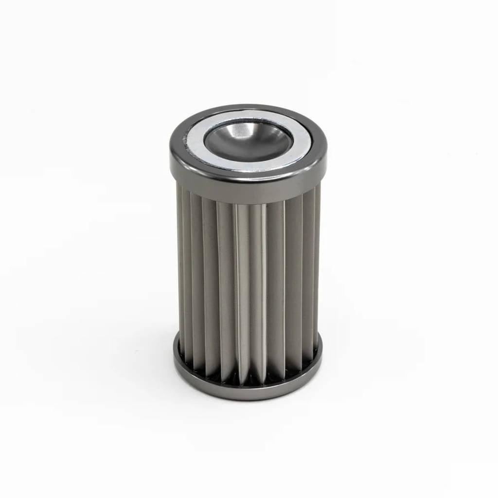 DEATSCHWERKS 8-02-110-010 In-line fuel filter element, stainless steel 10 micron. Fits DW 110mm hous Photo-0