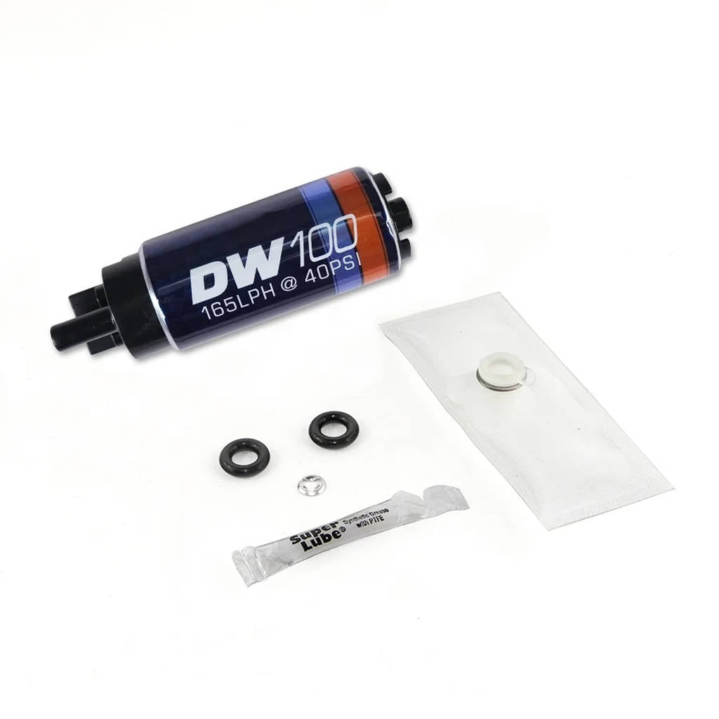 DEATSCHWERKS 9-101s-1007 DW100 series, 165lph in-tank fuel pump w/install kit for Civic (Excludes S Photo-0