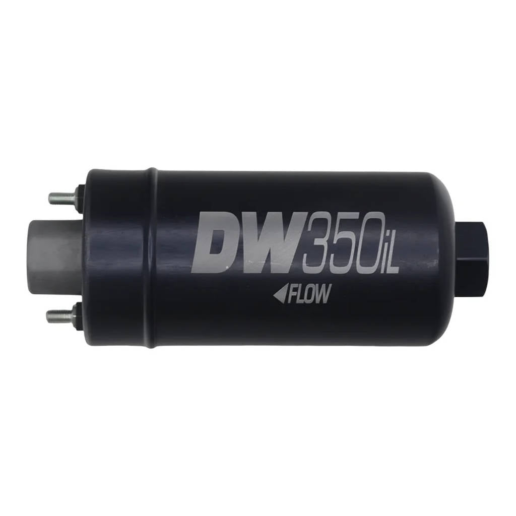 DEATSCHWERKS 9-350 DW350iL, 350lph in-line external fuel pump with mounting brackets Photo-0