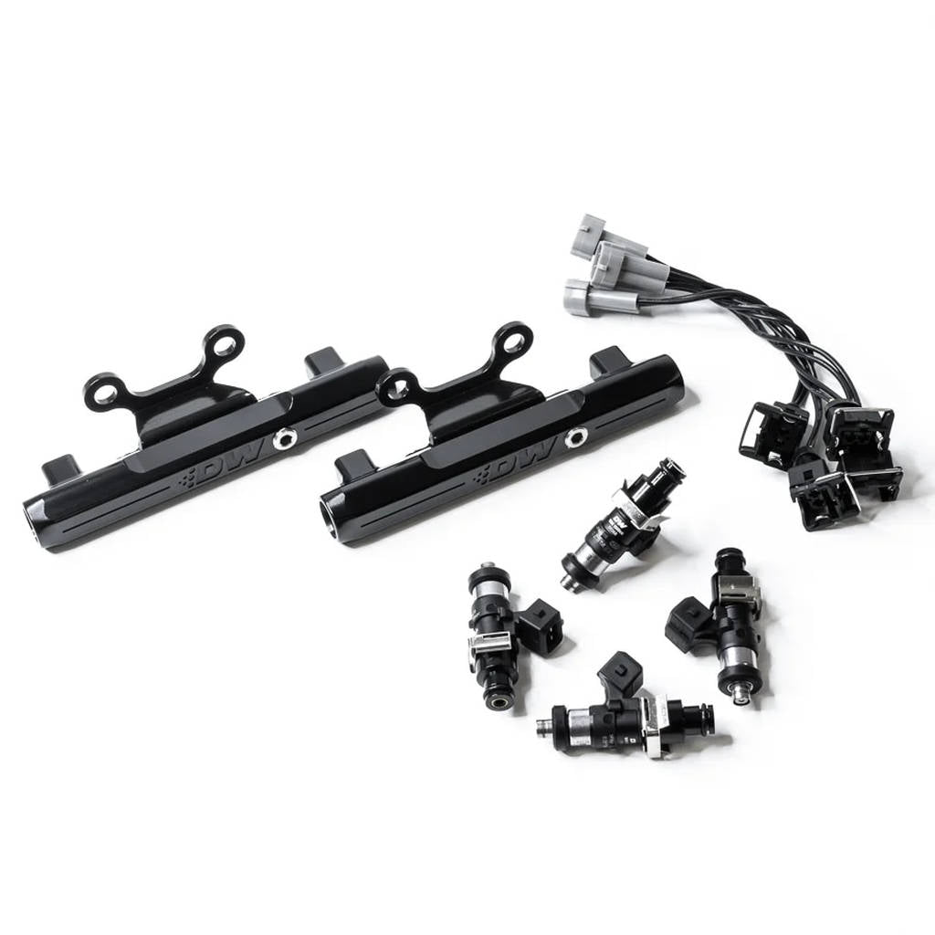 DEATSCHWERKS 6-102-1500 SUBARU top feed fuel rail upgrade kit with 1500cc injectors for MPFI WRX 200 Photo-0