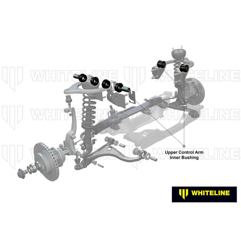 WHITELINE KCA452 Front Upper Control Arm - Bushing Kit Double Offset Camber Kit for Mazda MX5 NA, NB Photo-1