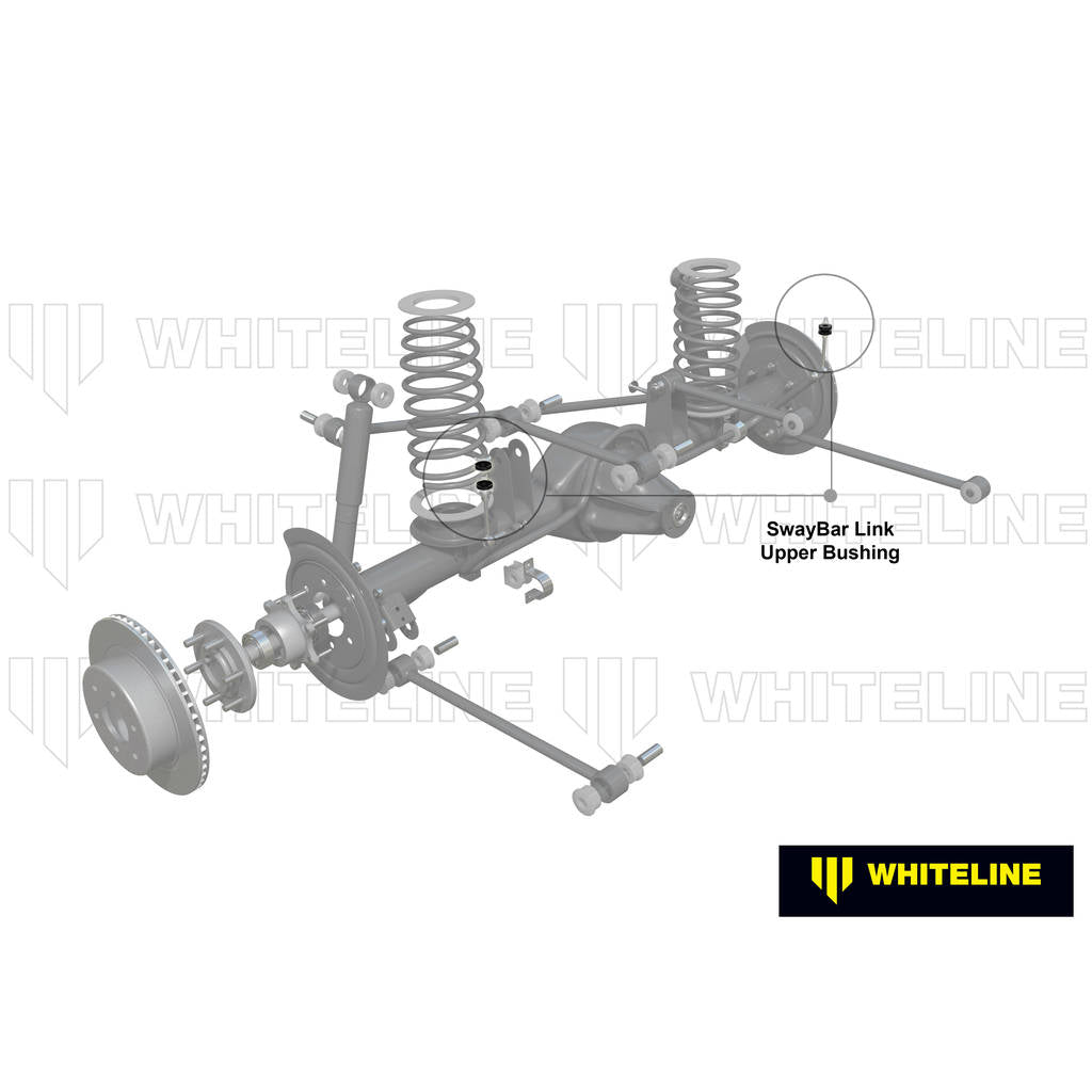WHITELINE W23457 Front Anti Roll Bar Link - Upper Bushing Kit for Jeep Cherokee XJ Photo-1