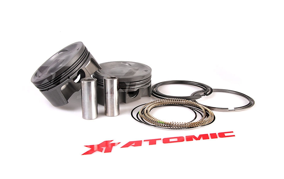 MAHLE 930130086 Pistons kit 86.00mm x 34.7mm CH, 88.0mm stroke,150mm rod,22mm pin,-10.0cc,318g,8.7CR, 4032 MITSUBISHI 4G63 2.0L Photo-0