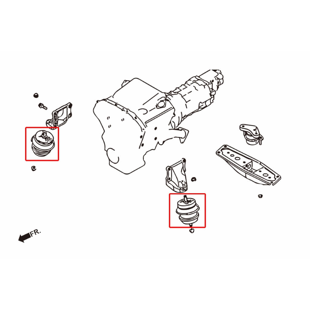 HARDRACE 7392 HARDEN ENGINE MOUNT NISSAN 370Z 08- Photo-1