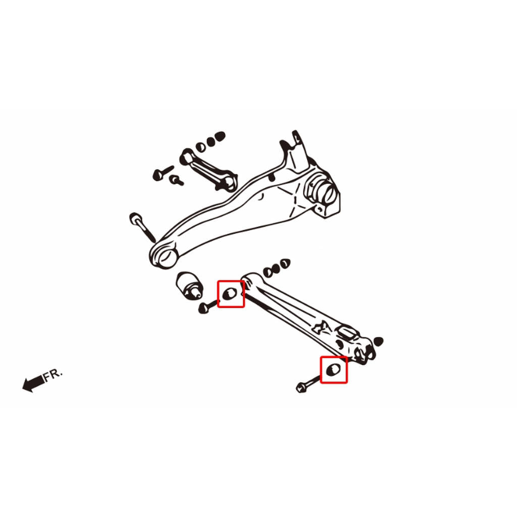 HARDRACE 7330 HARDEN RUBBER BUSHING MITSUBISHI LANCER EVO Photo-1
