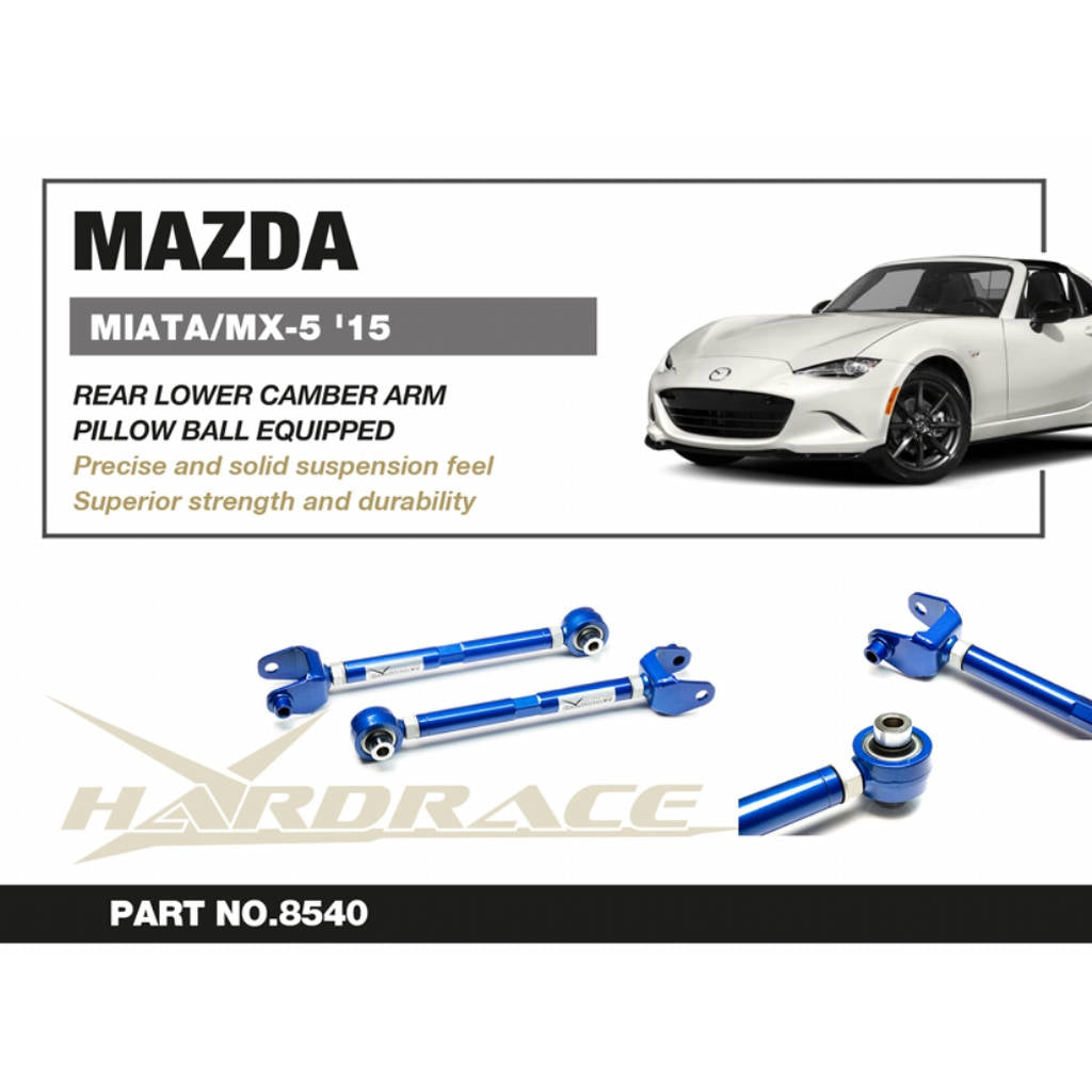 HARDRACE 8540 ADJ. CAMBER/TOE/CASTER ARM MAZDA MIATA 15- Photo-7