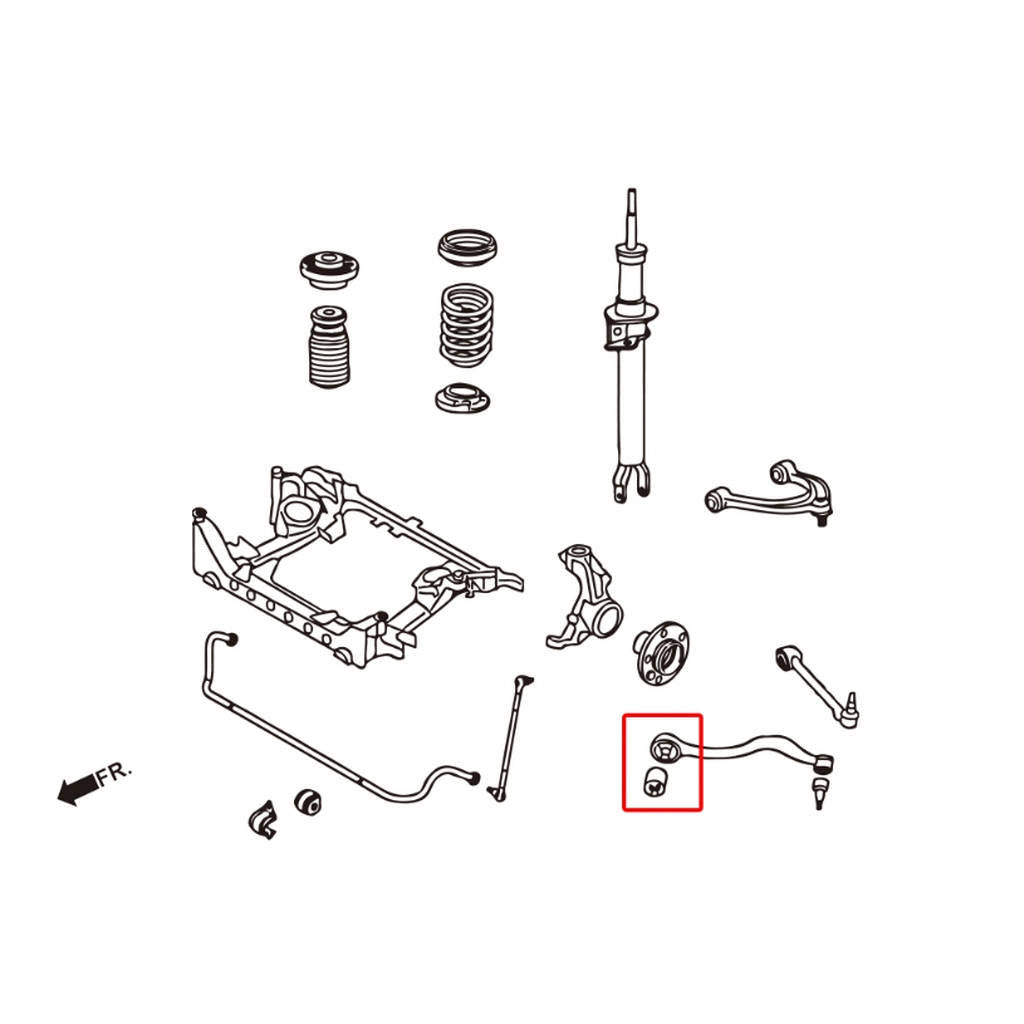 HARDRACE 7438 HARDEN RUBBER BUSHING BMW BMW F10 5'S 10 Photo-1