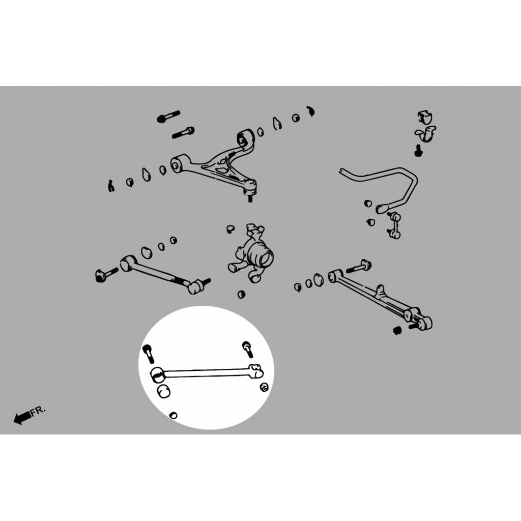 HARDRACE 6477 ADJ. CAMBER/TOE/CASTER ARM LEXUS SC300 92-00 Photo-6