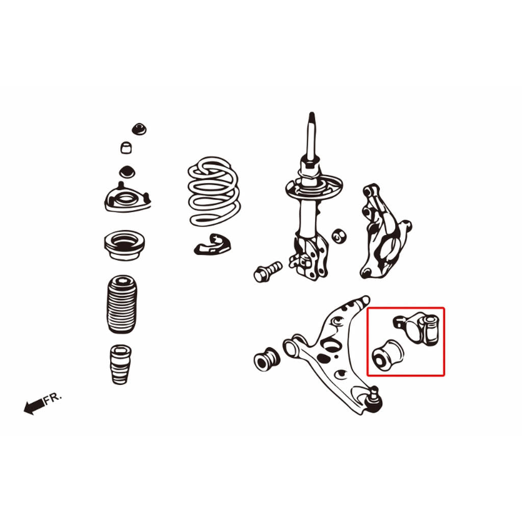 HARDRACE 8720 HARDEN RUBBER BUSHING MAZDA MAZDA 6 14- Photo-5