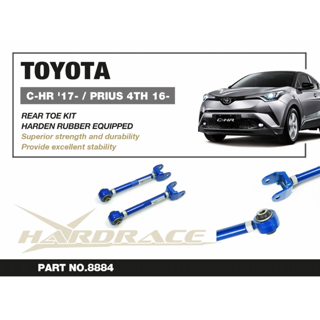 HARDRACE 8884 ADJ. CAMBER/TOE/CASTER ARM TOYOTA C-HR/PRIUS 17- Photo-4