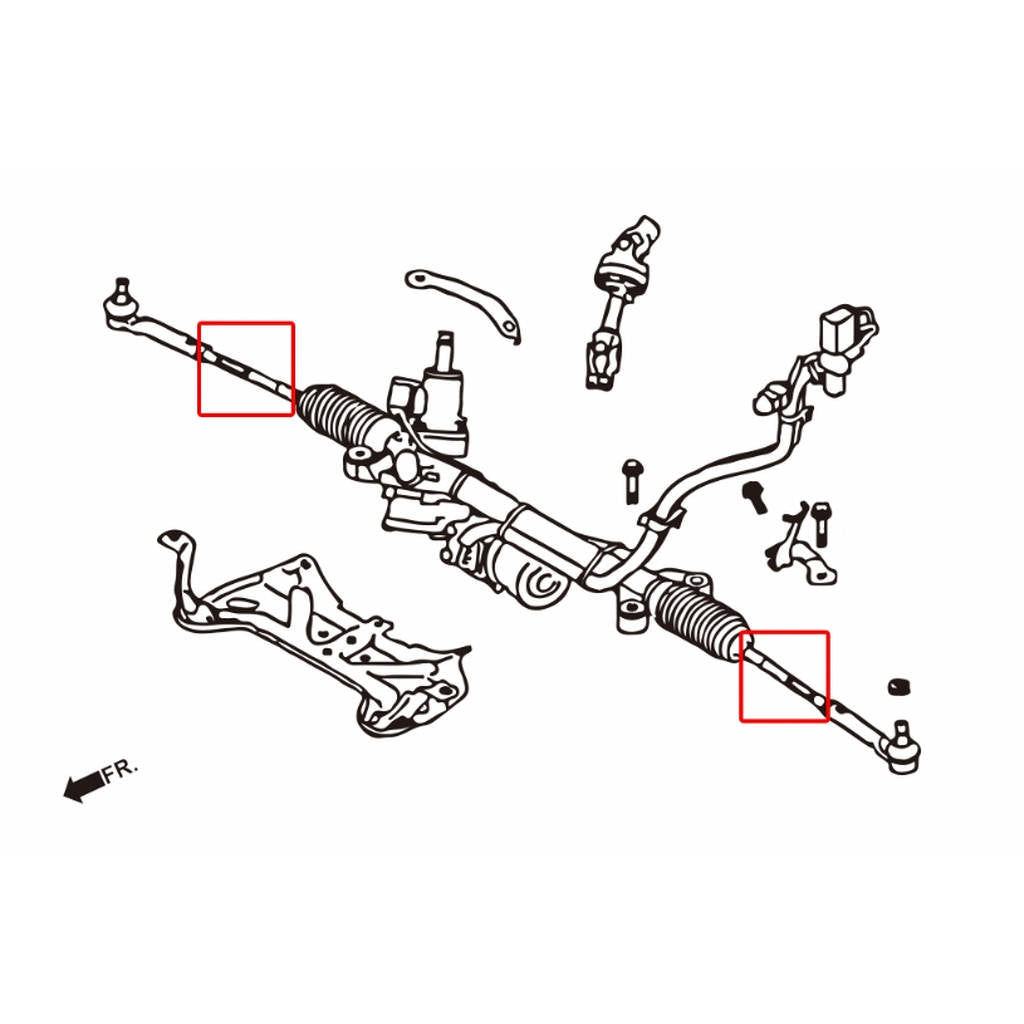 HARDRACE 7797 UPGRADE TIE ROD SUBARU FORESTER 09-13 Photo-1