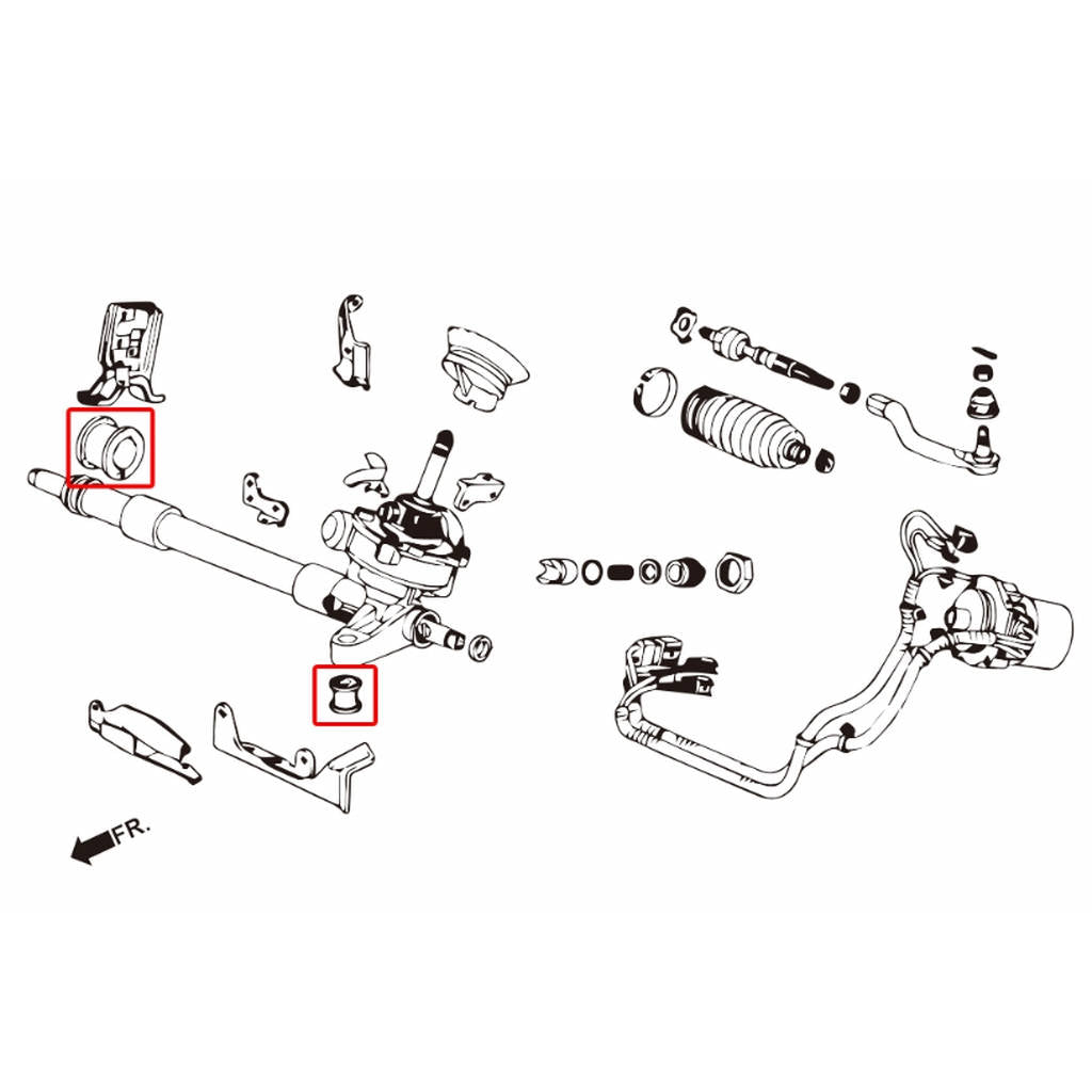 HARDRACE 7523 STEERING BUSHING HONDA CIVIC 07 Photo-1