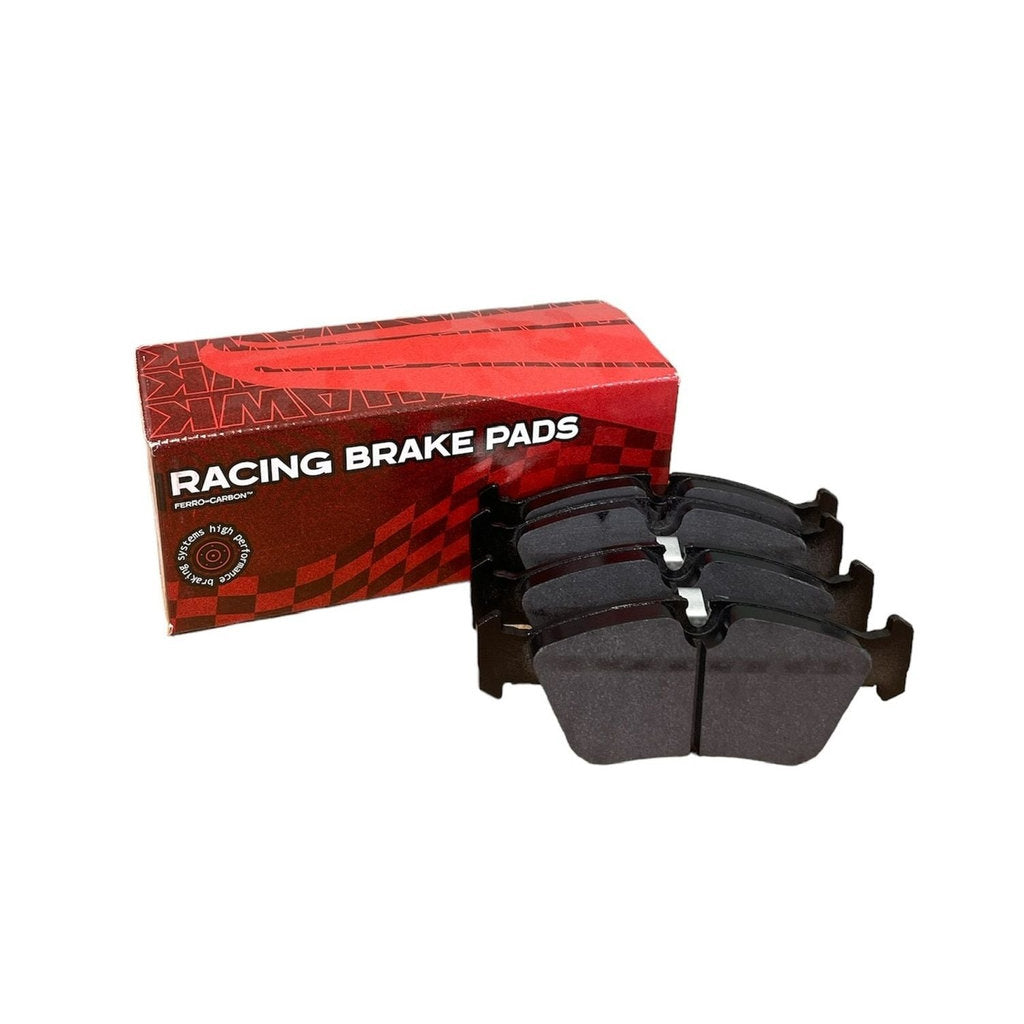 HAWK HB136S.690 Brake Pads HT-10 (18 mm) Front BMW 328Ci E46 sedan Photo-0