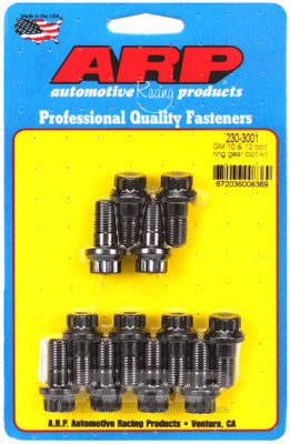 ARP 230-3001 Ring Gear Bolt Kit for GM 8.2? 10 & 12 bolt. 0.800? UHL. 8740. 12pt Photo-0