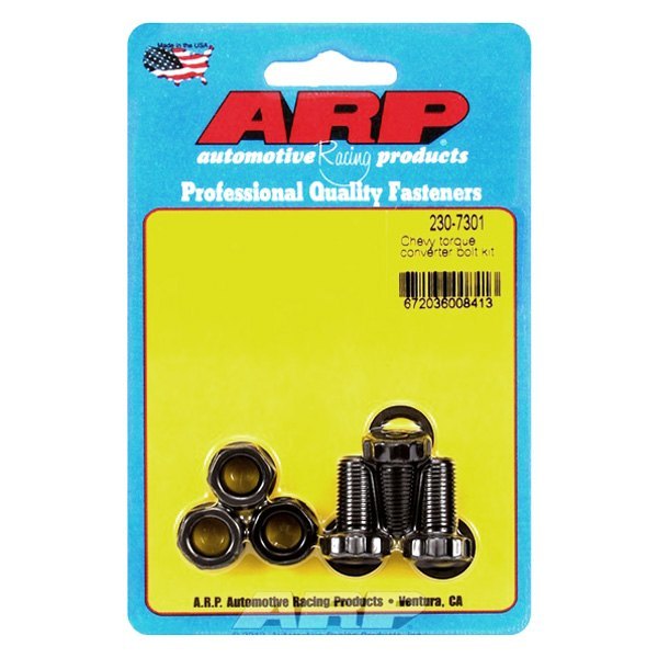 ARP 230-7301 Torque Converter Bolt Kit for CHEVROLET. Powerglide. TH350 & TH400. w/ production converter Photo-0