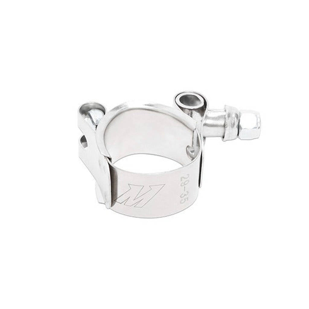 MISHIMOTO MMCLAMP-125 Stainless Steel T-Bolt Clamp, 1.14" - 1.37" (29MM - 35MM) Photo-0