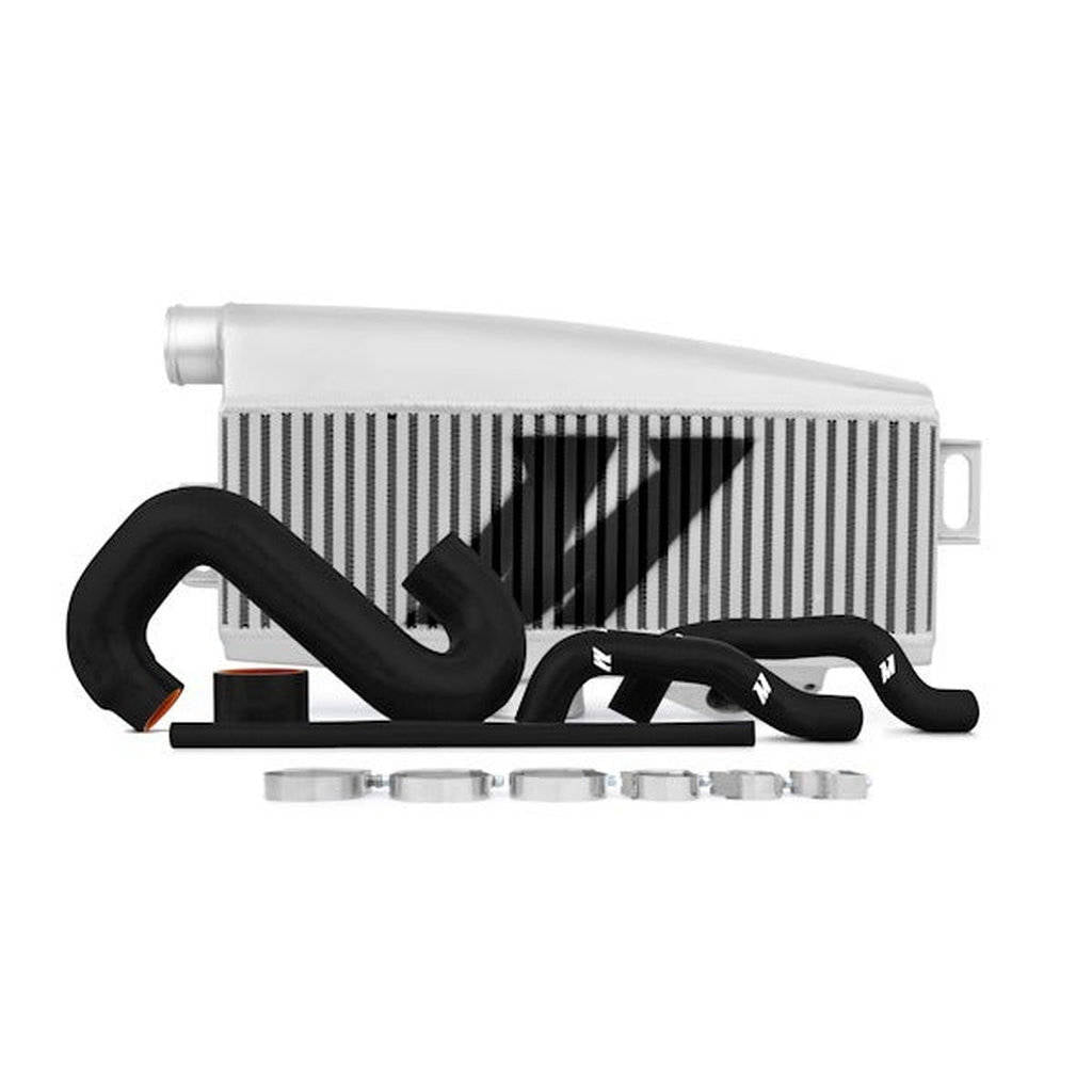 MISHIMOTO MMTMIC-WRX-01SLBK SUBARU WRX/STI Performance Top-Mount Intercooler Kit, Silver Intercooler Photo-0