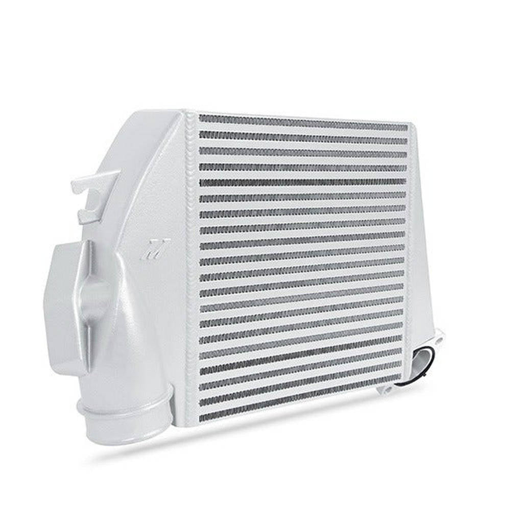 MISHIMOTO MMTMIC-WRX-08SLRD SUBARU WRX 2008-2014 Top-Mount Intercooler Silver Cooler, Red Hoses Photo-1
