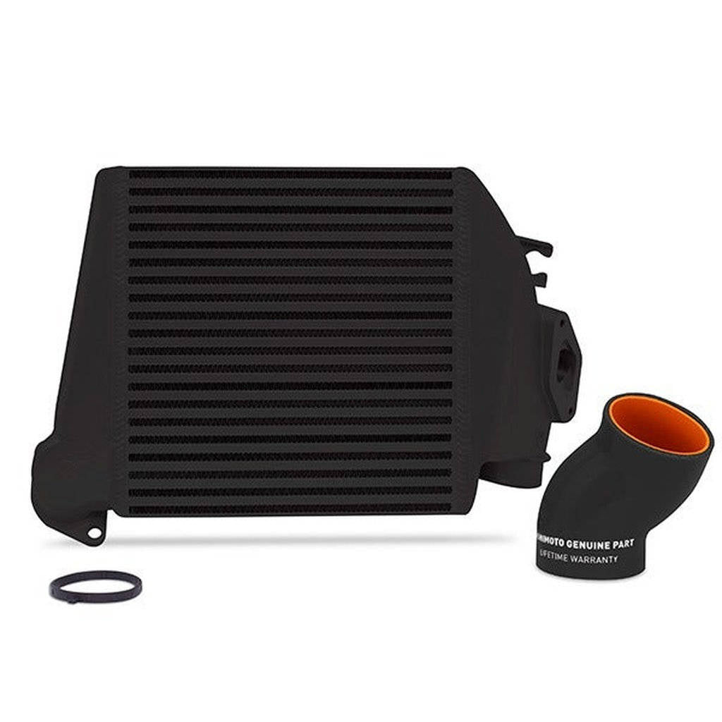 MISHIMOTO MMTMIC-WRX-08BKBK SUBARU WRX 2008-2014 Top-Mount Intercooler Black Cooler, Black hoses Photo-0