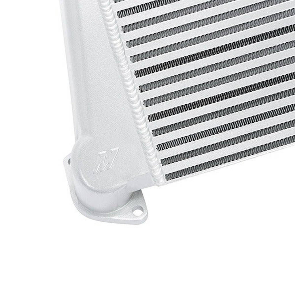 MISHIMOTO MMTMIC-WRX-08SLBK SUBARU WRX 2008-2014 Top-Mount Intercooler Silver Cooler, Black Hoses Photo-4