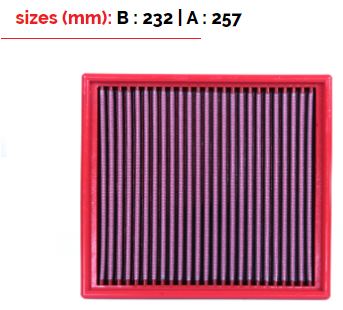 BMC FB816/20 232x361 PANEL AIR FILTER Photo-0