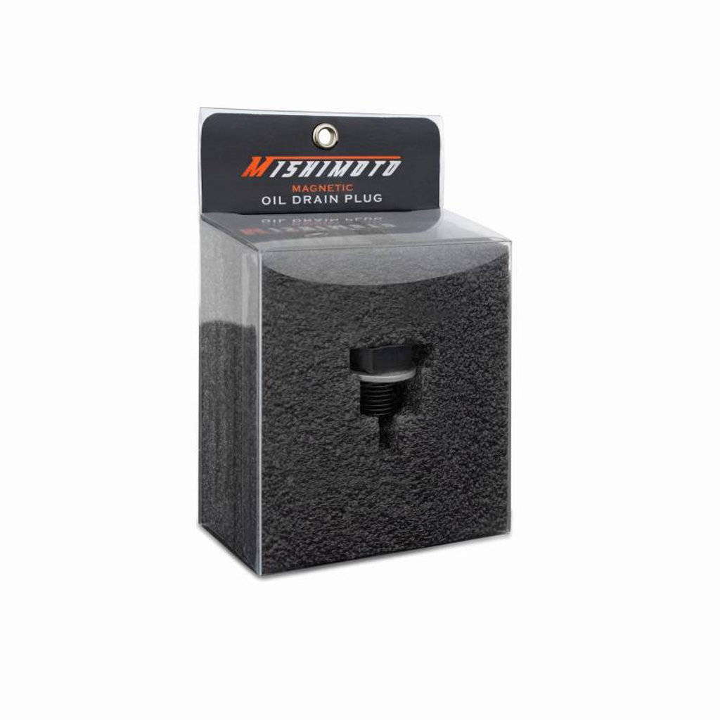MISHIMOTO MMODP-1415B Magnetic Oil Drain Plug M14 x 1.5, Black Photo-1