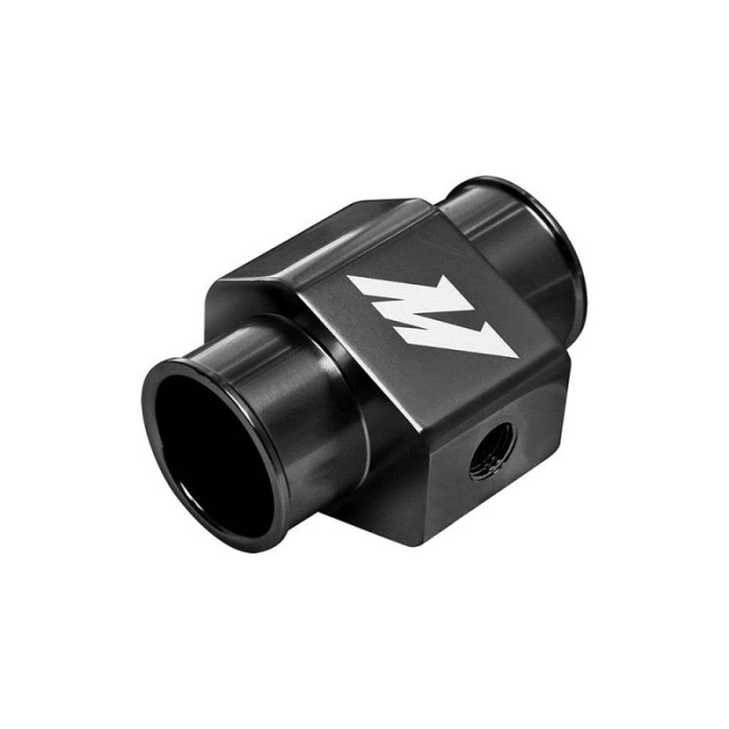 MISHIMOTO MMWHS-28-BK Water Temperature Sensor Adapter - 28mm - Black, Silver, Gold Photo-1