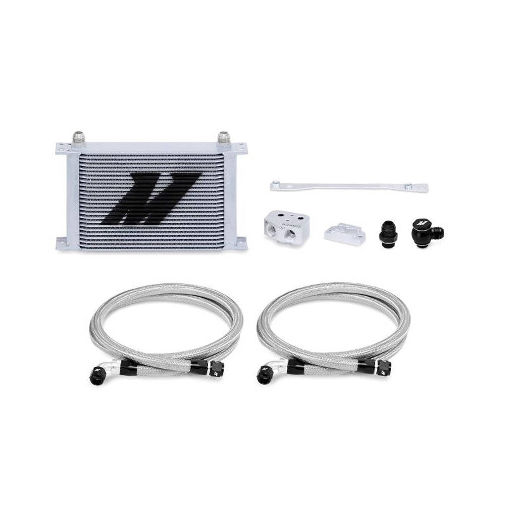 MISHIMOTO MMOC-GTO-04 LS1/LS2 Front-Sump Race Oil Cooler Kit, Silver Photo-0