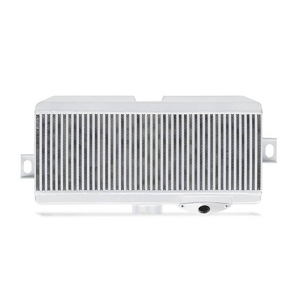 MISHIMOTO MMTMIC-STI-08SLRD SUBARU WRX STI Performance Top-Mount Intercooler Kit, Silver Cooler, Red Photo-3