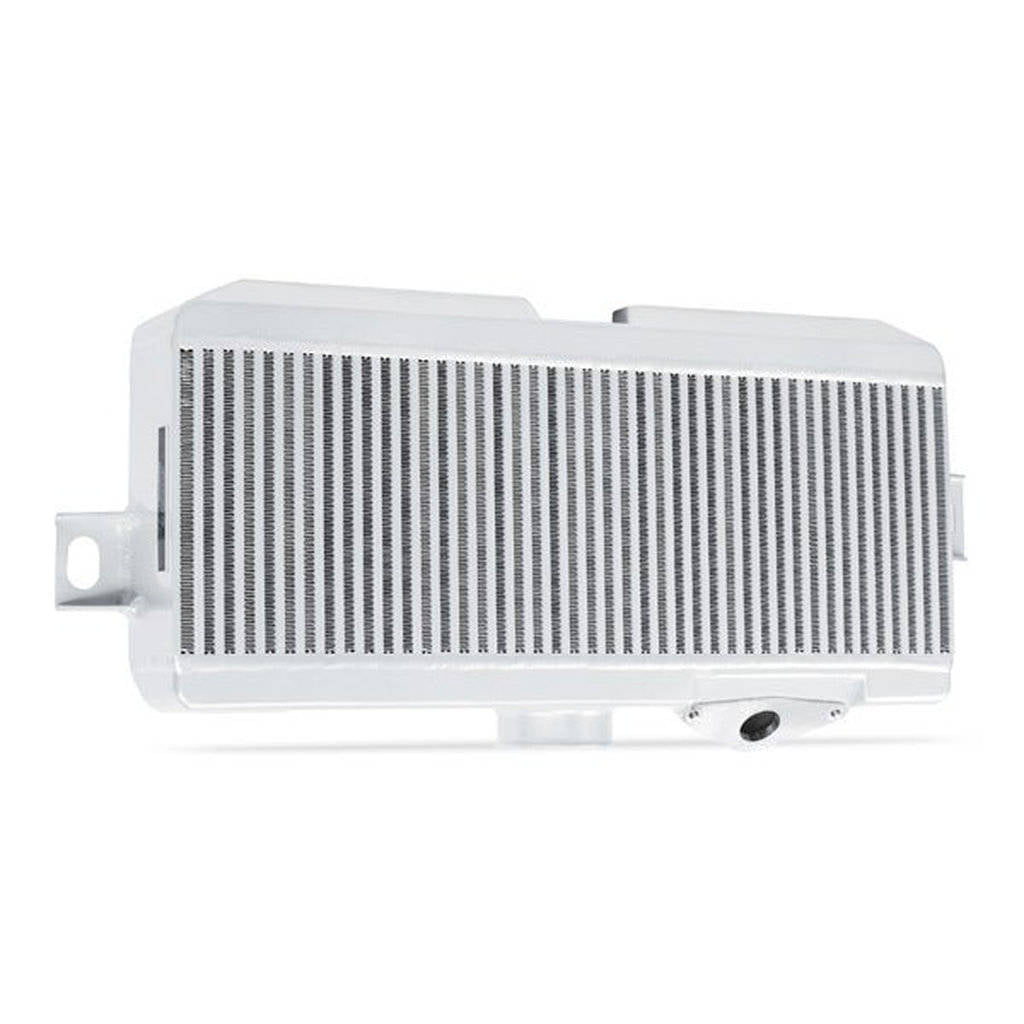 MISHIMOTO MMTMIC-STI-08SLRD SUBARU WRX STI Performance Top-Mount Intercooler Kit, Silver Cooler, Red Photo-4