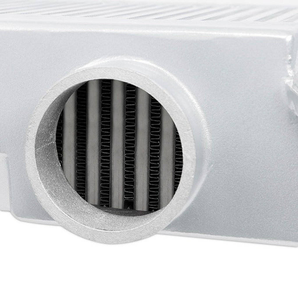 MISHIMOTO MMTMIC-STI-08SLRD SUBARU WRX STI Performance Top-Mount Intercooler Kit, Silver Cooler, Red Photo-5