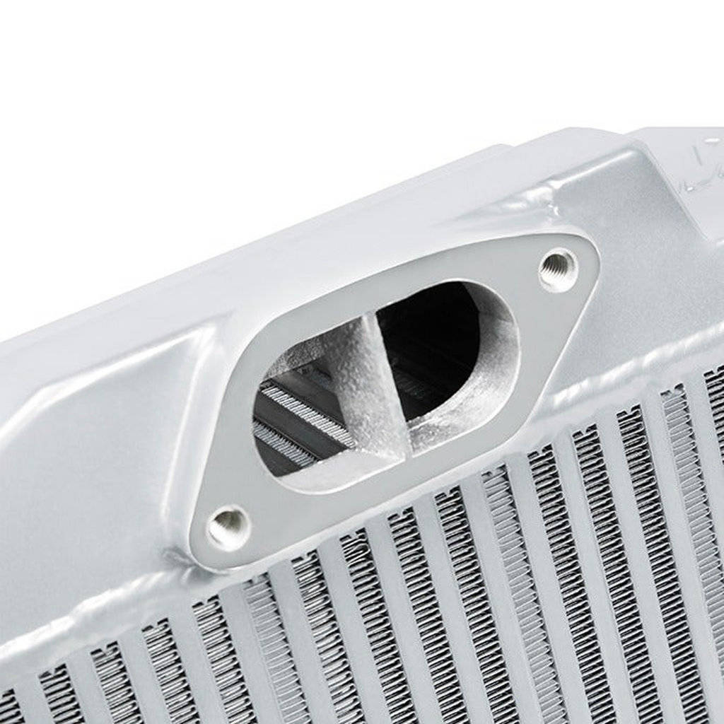 MISHIMOTO MMTMIC-STI-08SLRD SUBARU WRX STI Performance Top-Mount Intercooler Kit, Silver Cooler, Red Photo-6