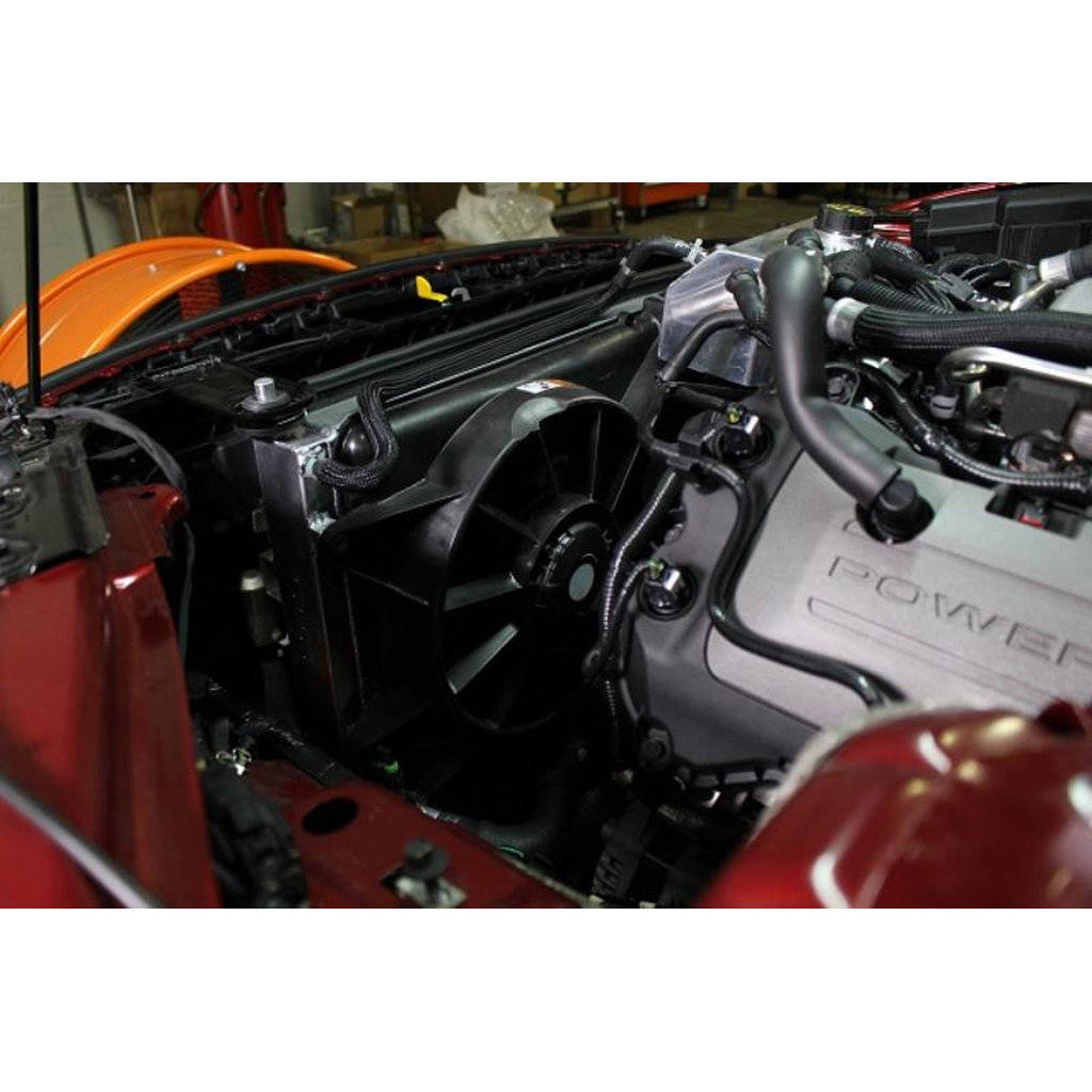 MISHIMOTO MMRAD-MUS8-15 FORD Mustang GT Performance Aluminum Radiator, 2015+ Photo-1