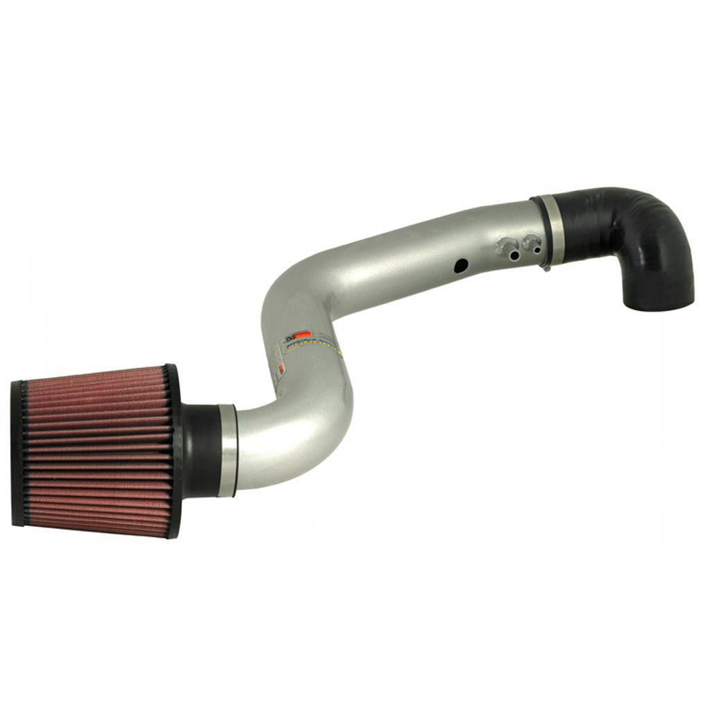 K&N 69-4510TS Performance Air Intake System TYPHOON; CHEV. CAVALIER, L4-2.2L, 02-05 (SILVER) Photo-0