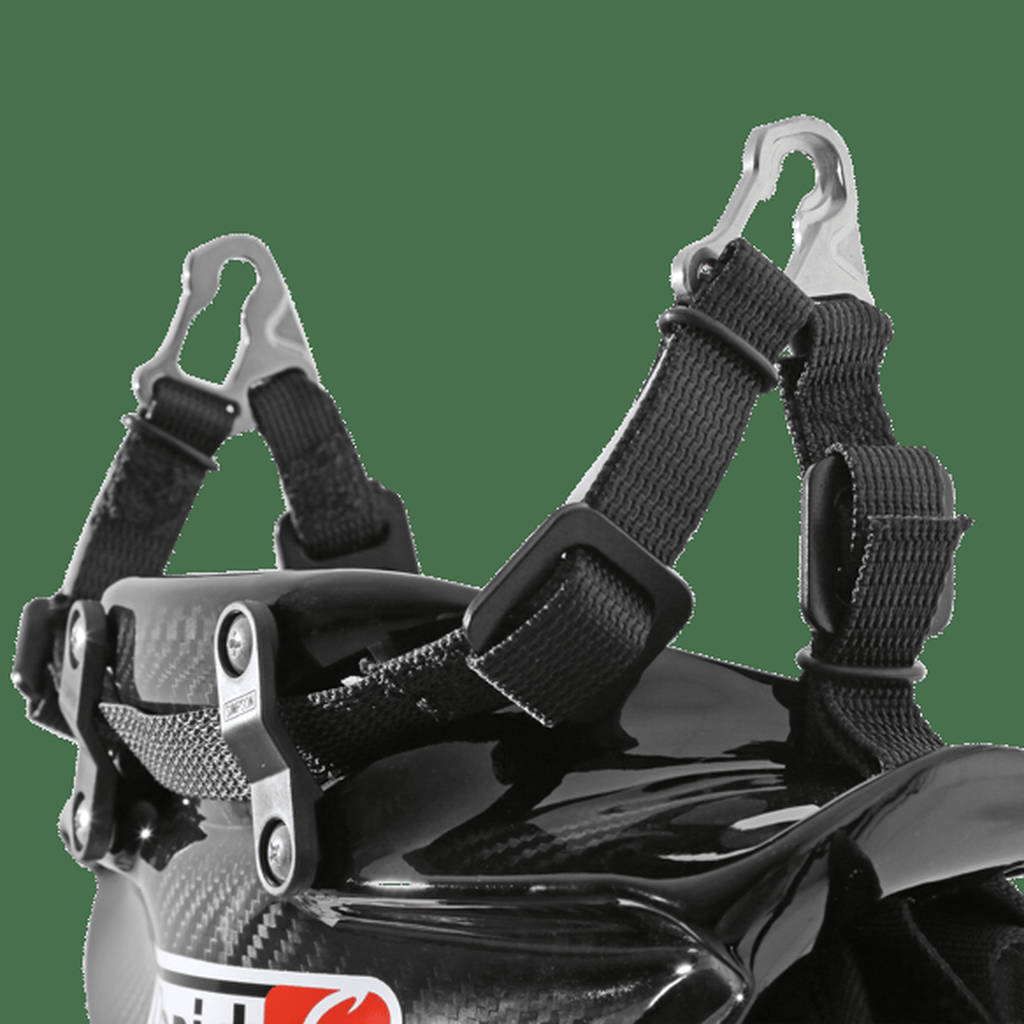 SIMPSON HYS.LRG.11.PA Neck restraint (FIA) HYBRID S (post anchor HANS), carbon, size LRG (4993L) Photo-1