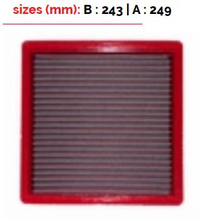 BMC FB197/08 AIR FILTER 243X249 Photo-0