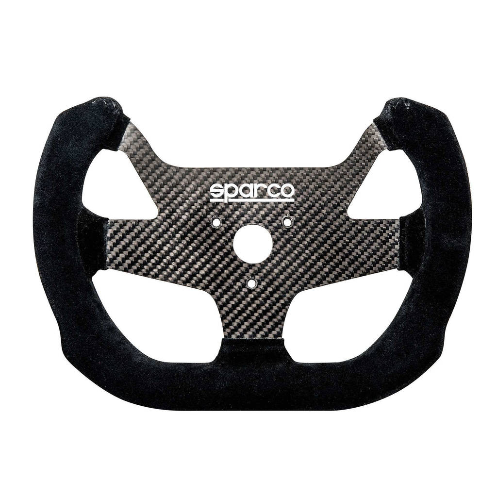 SPARCO 015PC270SSN Steering wheel F-10C, suede, black, carbon, hole interaxis 3x50,8 mm Photo-1