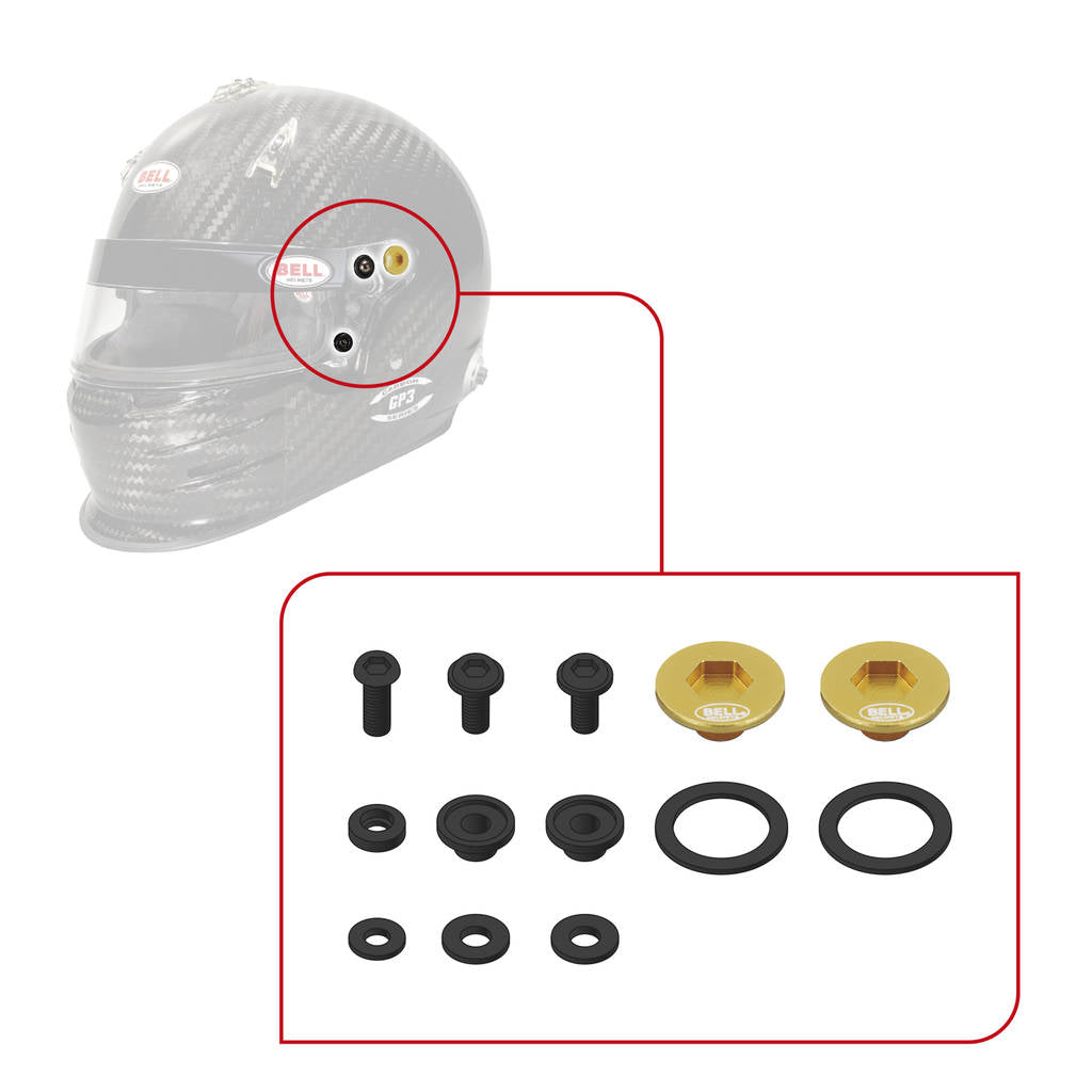 BELL 2020001 SV (SE03/SE05) Pivot kit & Screws, black Photo-3