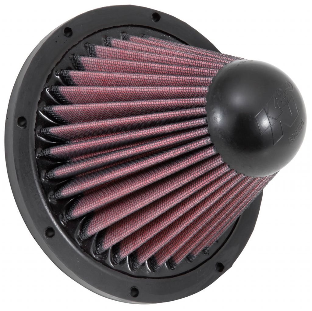 K&N RC-5052 Round Air Filter 6-5/8" B-OD, 4" B-ID, 2-3/8" T-OD, 5-1/4" H Photo-0
