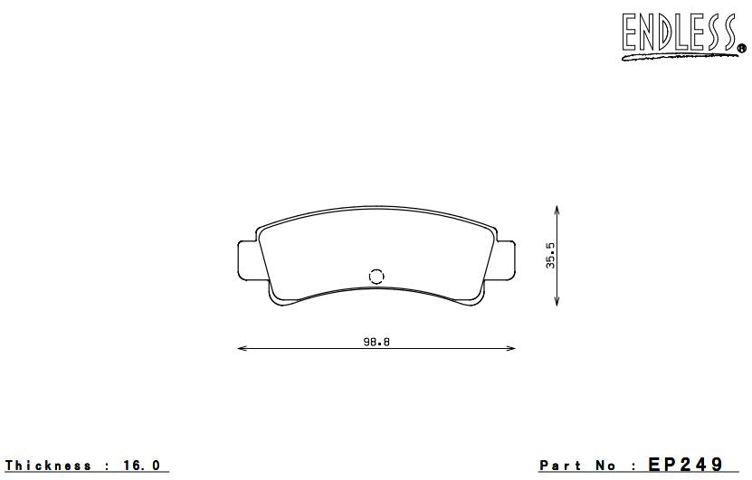 ENDLESS EP249MA45B Brake pads Photo-0