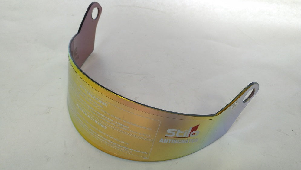 STILO YA0837.2 Short visor ST5 helmets, Iridium red dark Photo-0