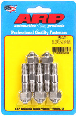 ARP 250-3011 Carrier Fastener 9˝ pinion support stud kit. hex. SS (Ford rear end) Photo-0