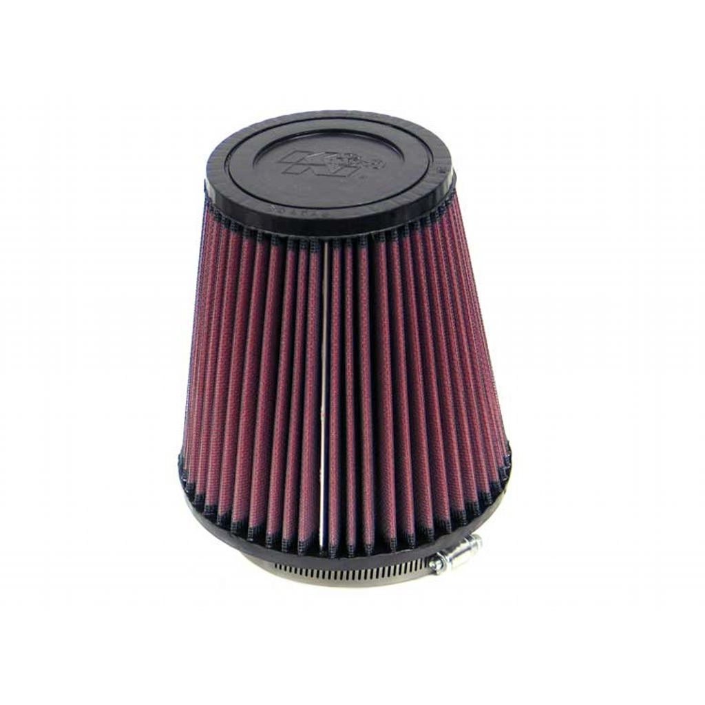 K&N RF-1031 Clamp-On Air Filter 3-1/2"10 DEG FLG,5-3/4"B,3-3/4"T,6"H, Universal Photo-0
