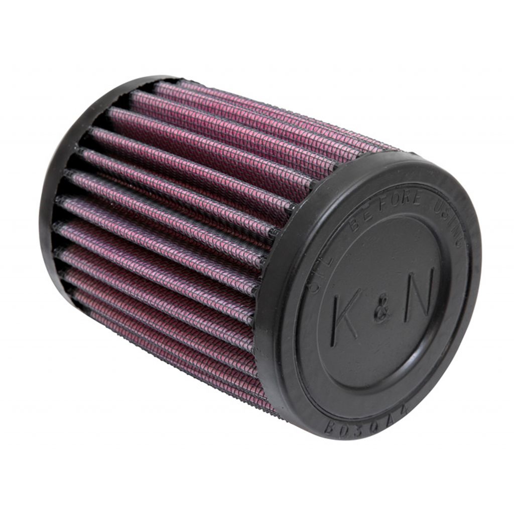 K&N RU-0200 UNIVERSAL Clamp-On Air Filter 1-11/16"FLG, 3"OD, 4"H Photo-0