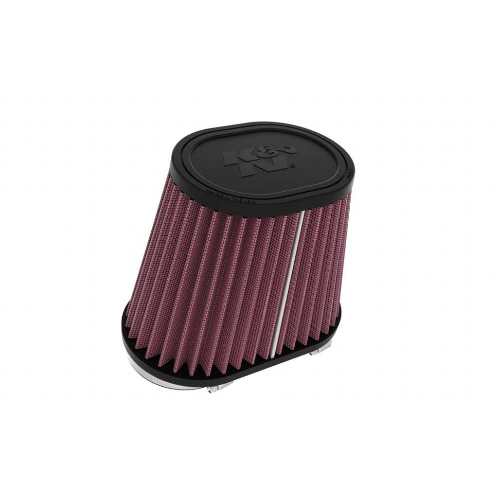 K&N RU-4720 UNIVERSAL Clamp-On Air Filter 2-3/8"DUAL FLG, 6-1/4" X 3-3/4"B, 3-7/16" X 4-7/16"T, 5"H Photo-0