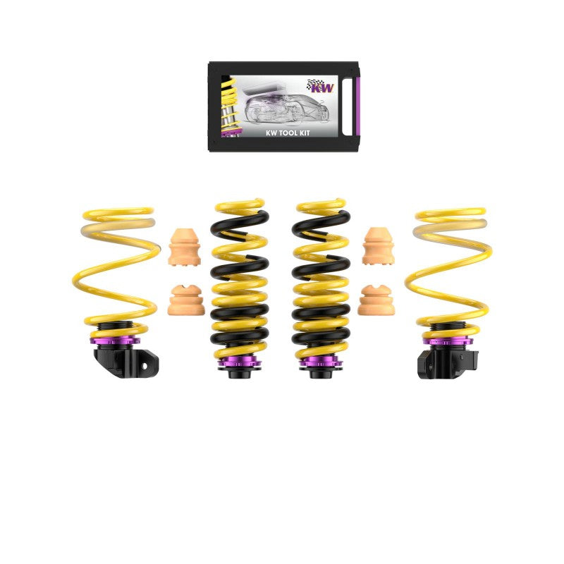 KW 253200EB Height Adjustable Springs Kit for BMW M2 (G87) / M3 (G80) / M4 (G82) Photo-0