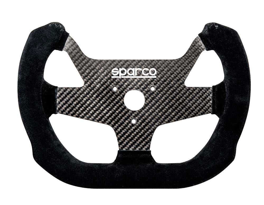 SPARCO 015PC270SSN Steering wheel F-10C, suede, black, carbon, hole interaxis 3x50,8 mm Photo-0