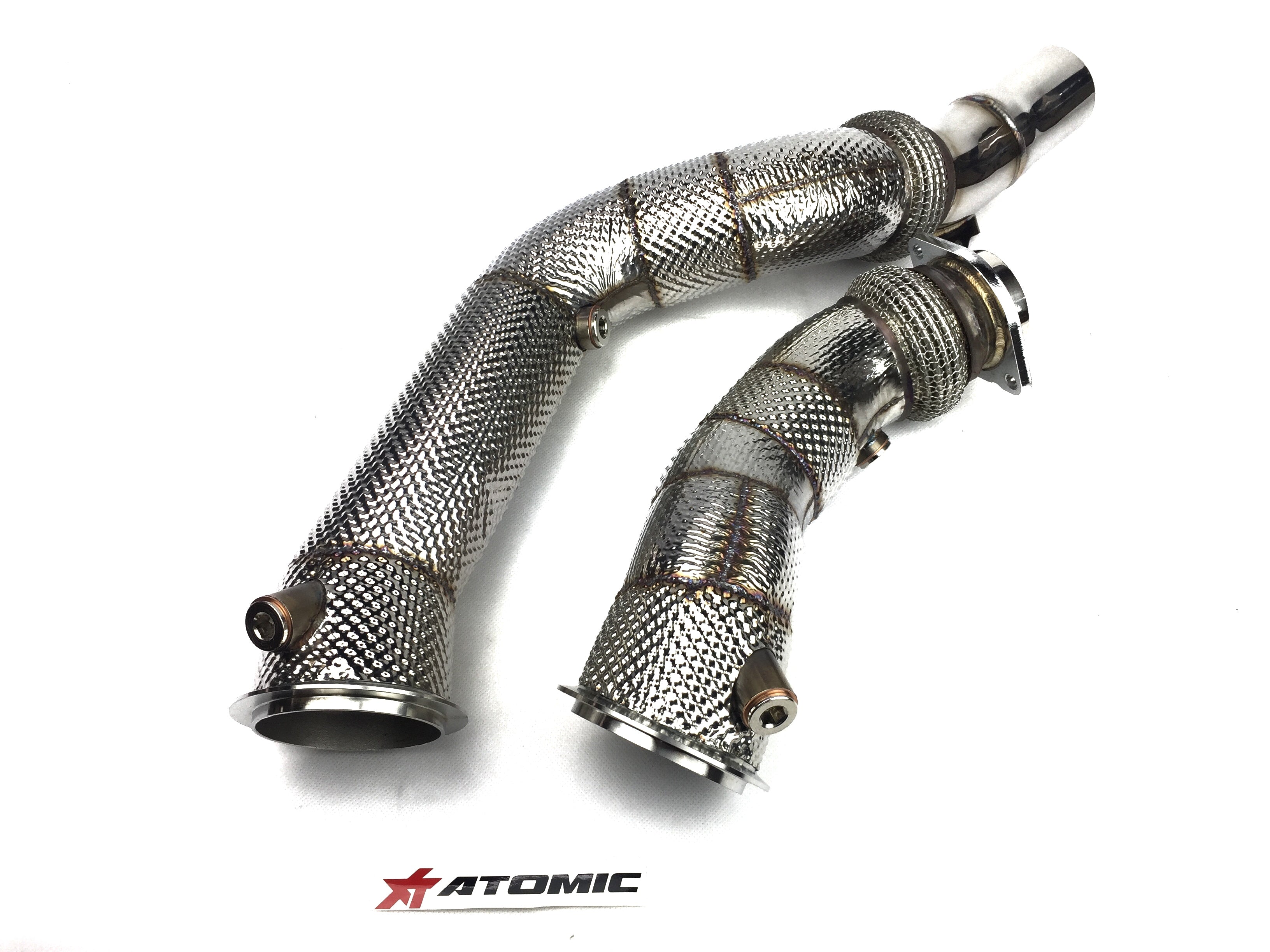ARD 186631-01 Catless downpipe set with heat shield BMW F80 / F82 M3 / M4 Photo-2 