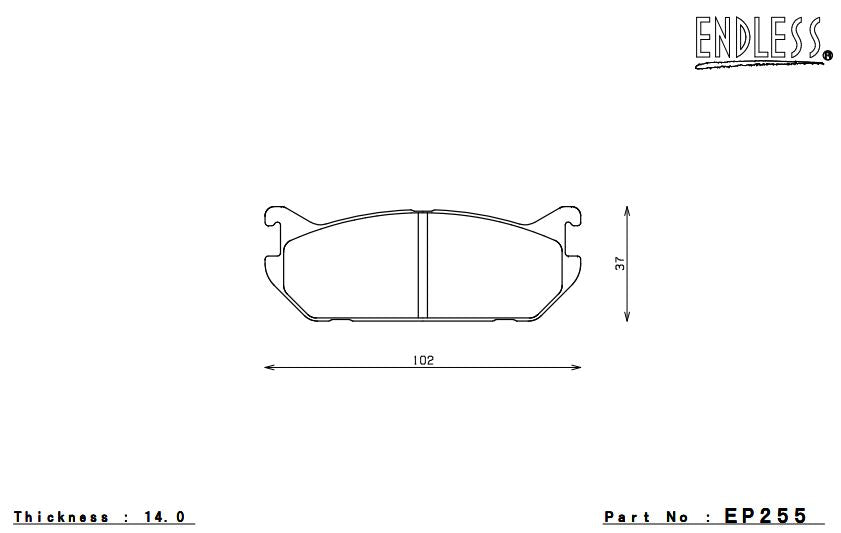 ENDLESS EP255SSY Brake pads Photo-0